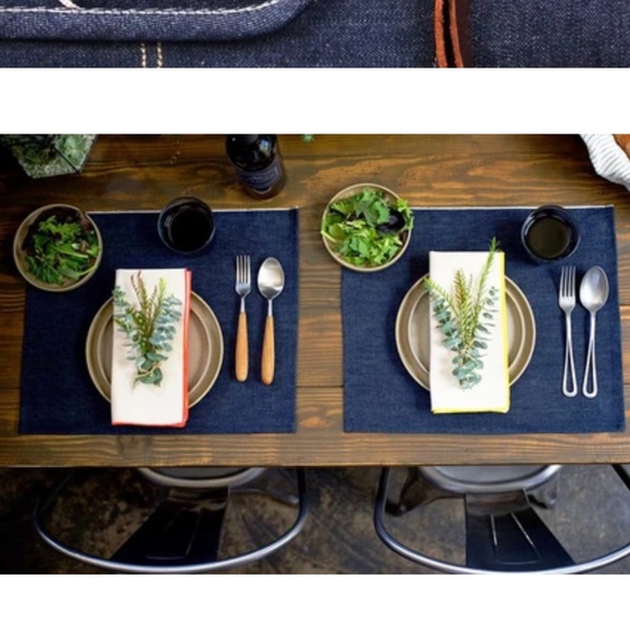 NWOT UBI-IND Mi Cocina Collection Denim Placemat - Picture 13 of 14
